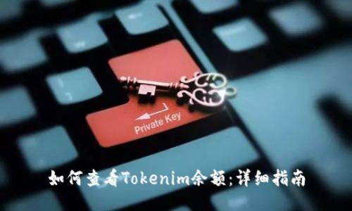 如何查看Tokenim余额：详细指南