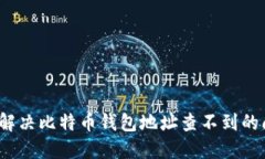 如何解决比特币钱包地址查不到的问题？
