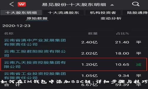 如何在IM钱包中添加BSC链：详细步骤与技巧