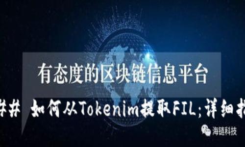 ### 如何从Tokenim提取FIL：详细指南
