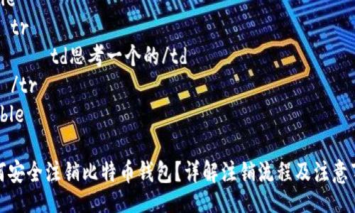 table
    tr
        td思考一个的/td
    /tr
/table

如何安全注销比特币钱包？详解注销流程及注意事项