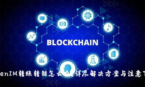 TokenIM转账转错怎么办？详尽解决方案与注意事项