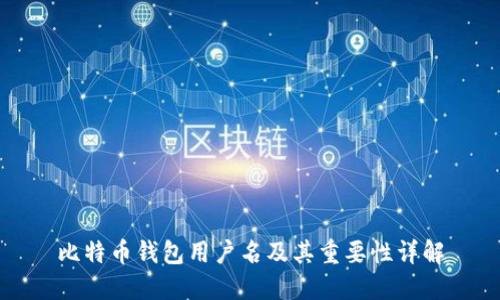 比特币钱包用户名及其重要性详解