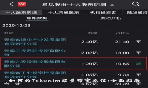 如何为Tokenim能量带宽充值：全面指南
