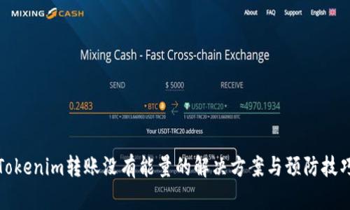 Tokenim转账没有能量的解决方案与预防技巧