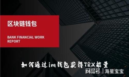 如何通过im钱包获得TRX能量
