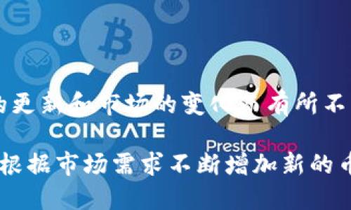 Tokenim 是一个去中心化的资产管理平台，提供多种数字货币的交易和投资服务。具体币种的数量会因为平台的更新和市场的变化而有所不同。如果你想要获取 Tokenim 上当前支持的币种信息，建议直接访问 Tokenim 的官方网站或查看其官方公告。

一般来说，主流的加密货币平台会支持比特币（BTC）、以太坊（ETH）、莱特币（LTC）、瑞波币（XRP）等多个币种，并会根据市场需求不断增加新的币种。因此，具体的币种数量需要通过 Tokenim 的最新信息来确认。