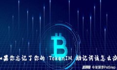 如果你忘记了你的 TokenIM 助记词该怎么办？
