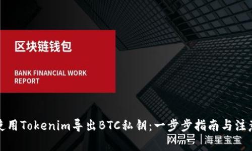 如何使用Tokenim导出BTC私钥：一步步指南与注意事项