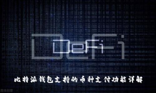 比特派钱包支持的币种支付功能详解
