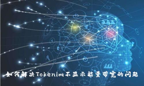 如何解决Tokenim不显示能量带宽的问题