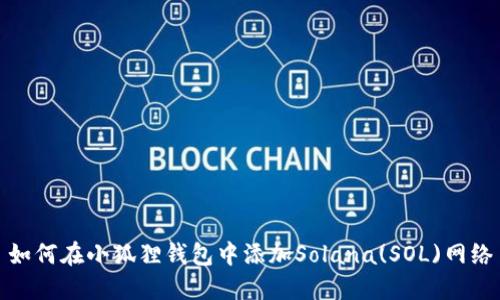 如何在小狐狸钱包中添加Solana(SOL)网络