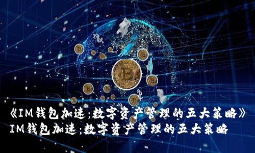 《IM钱包加速：数字资产管理的五大策略》
IM钱包加速：数字资产管理的五大策略