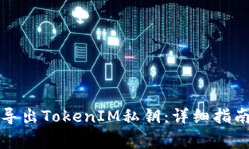 如何安全地导出TokenIM私钥：详细指南与常见问答