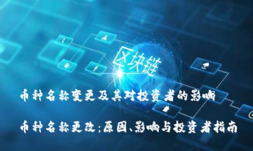 币种名称变更及其对投资者的影响

币种名称更改：原因、影响与投资者指南