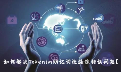 如何解决Tokenim助记词效验位错误问题？